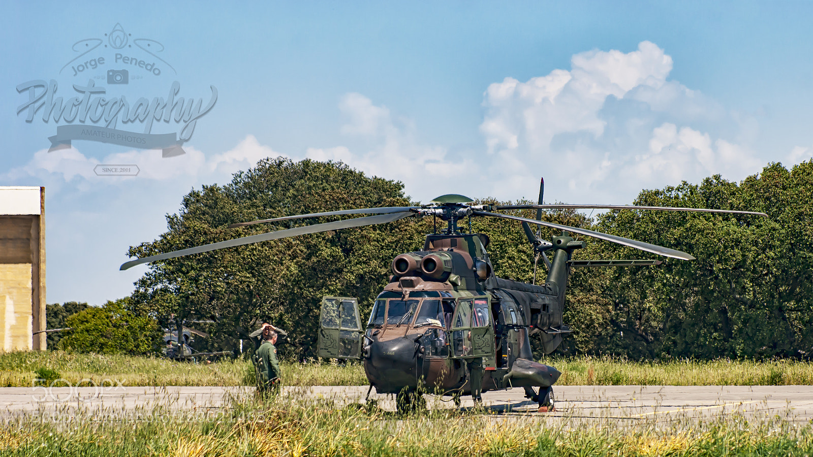 Sony Alpha DSLR-A390 sample photo. Eurocopter as532 cougar photography