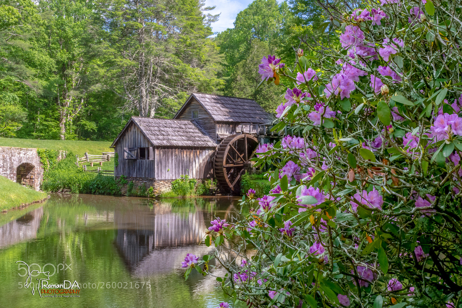 Nikon D7200 sample photo. Mabry mill - spring photography