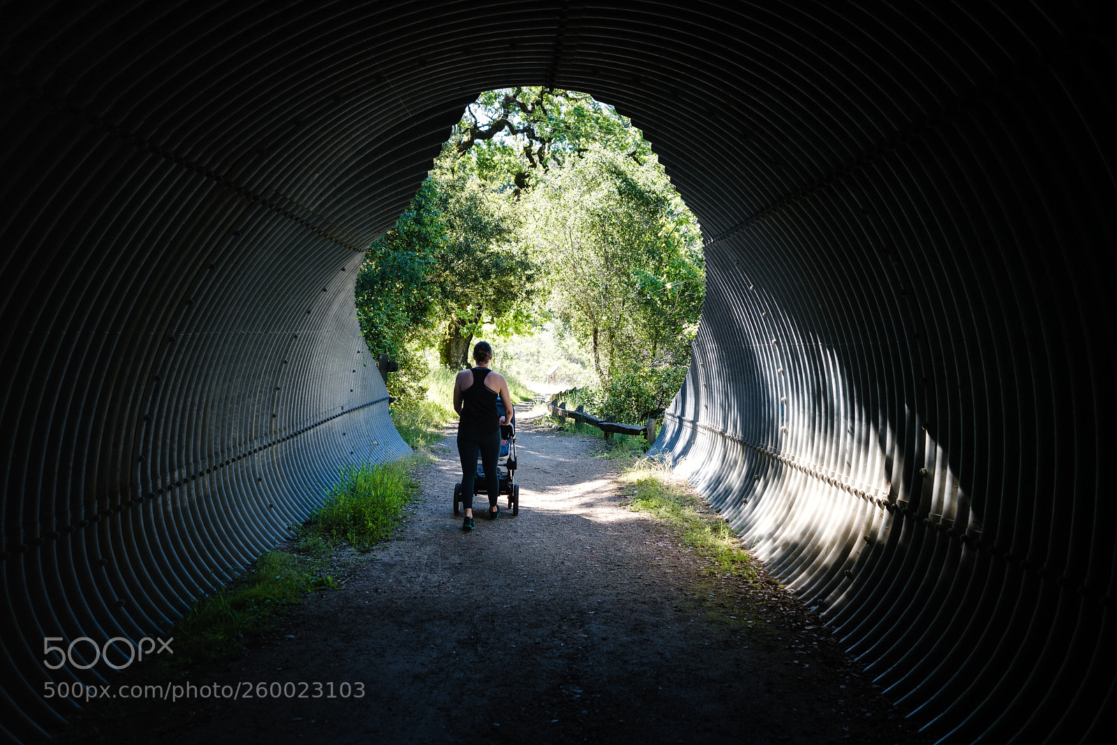 Sony a7R III sample photo. Through the tunnel photography