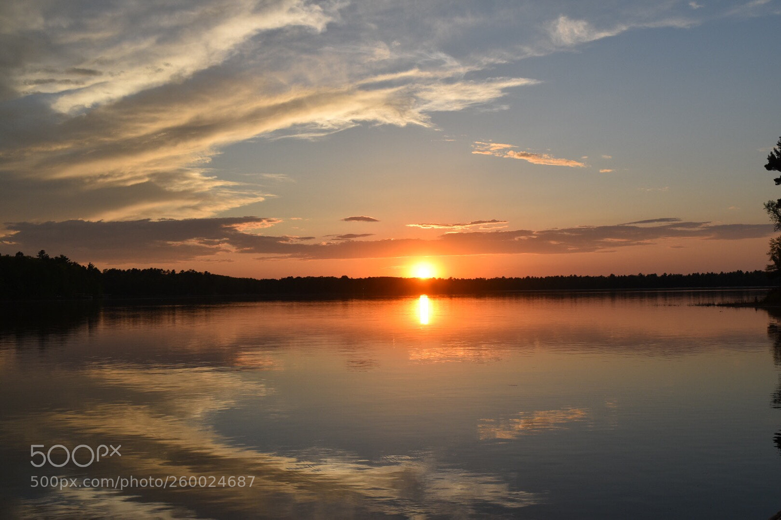 Nikon D5500 sample photo. Cloudy sunset photography