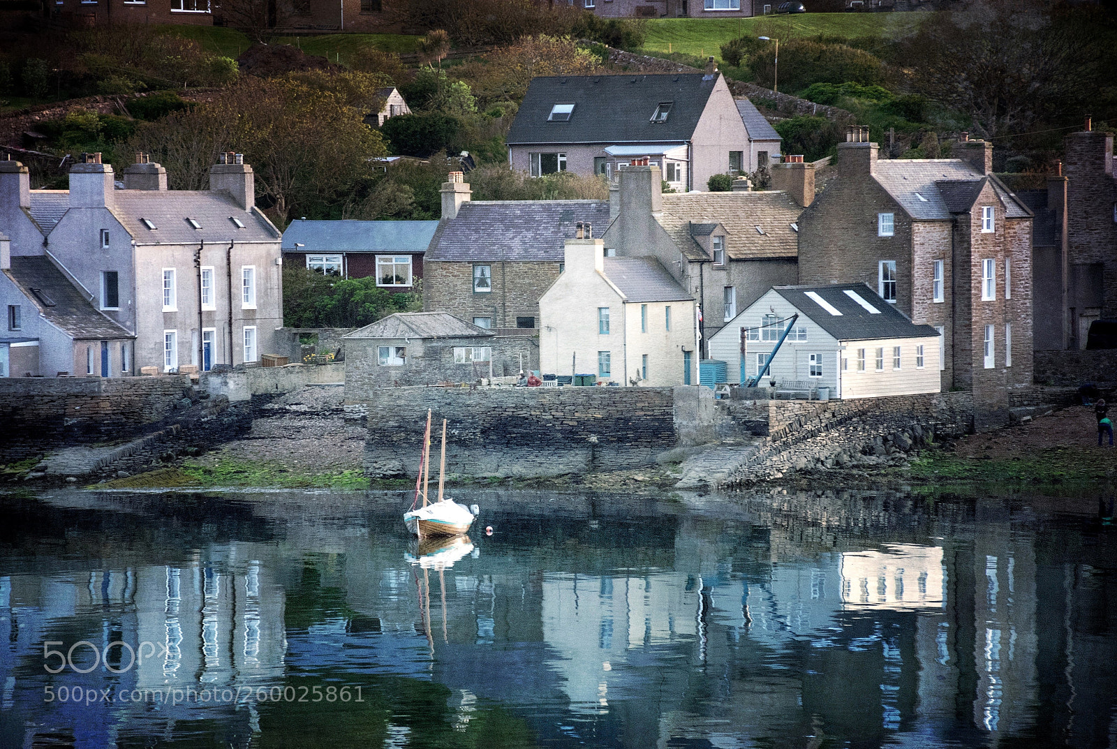 Nikon D5500 sample photo. Stromness harbour photography