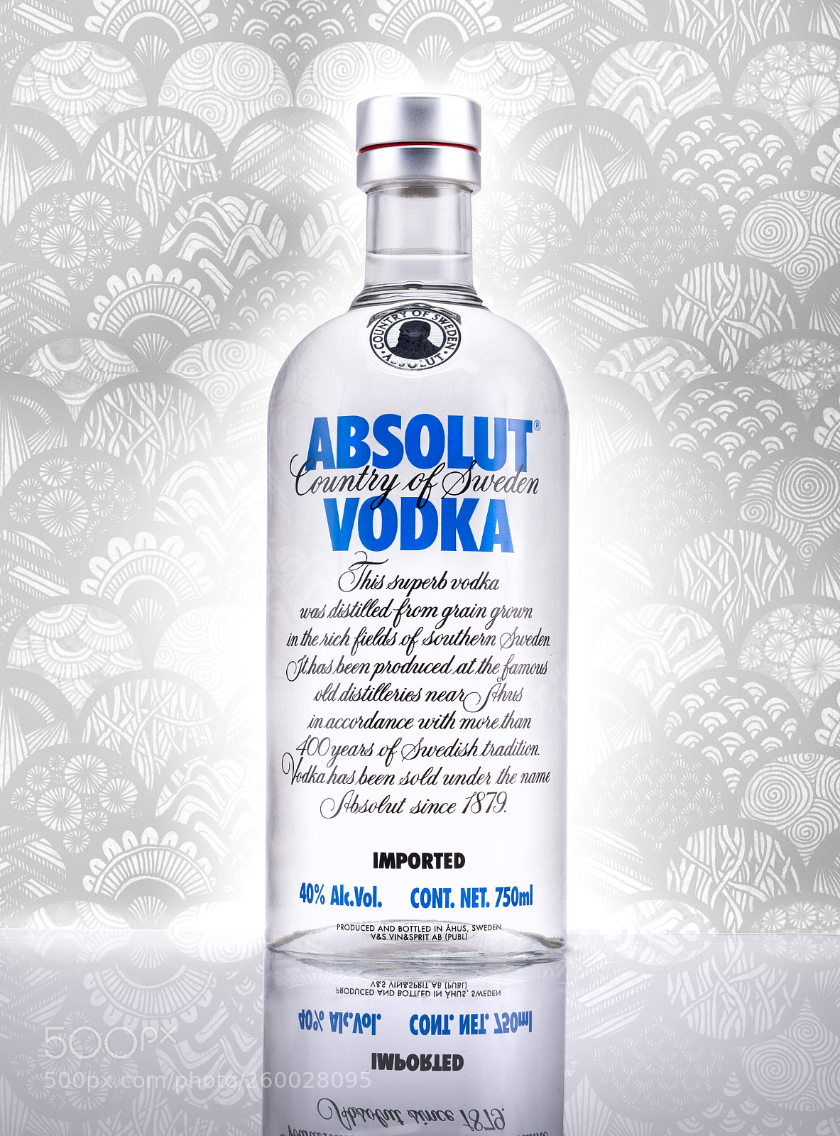 Nikon D810 sample photo. Absolut vodka bottle photography