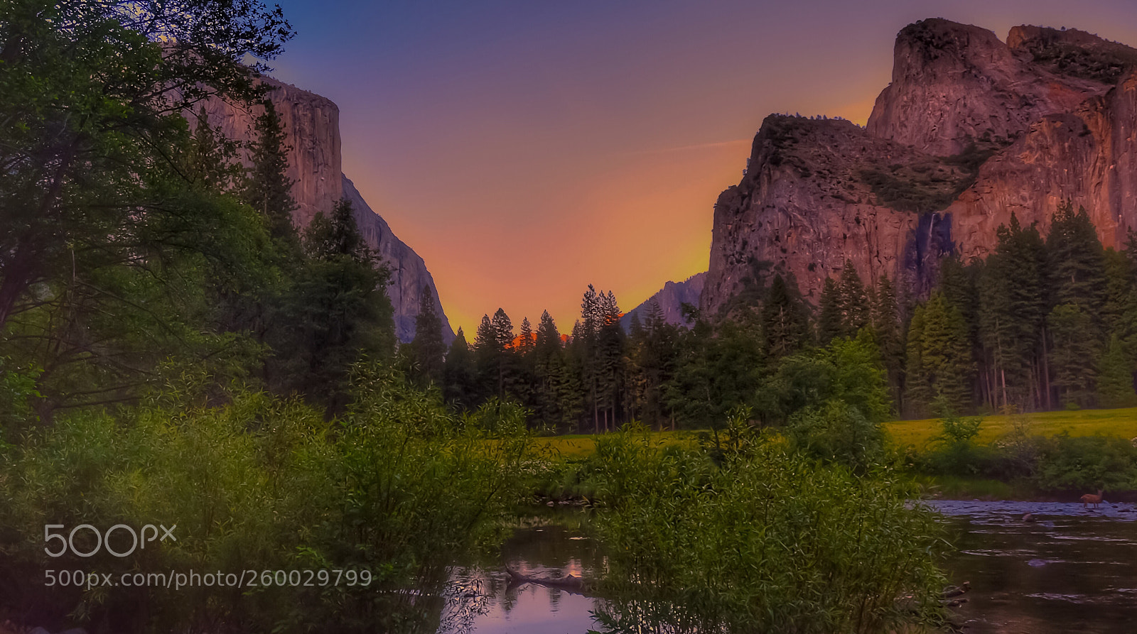 Nikon D5200 sample photo. Yosemite valley twilight  photography
