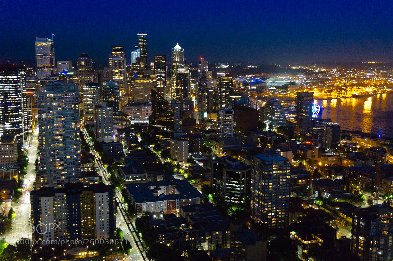 Sony a6000 sample photo. Seattle skyline photography