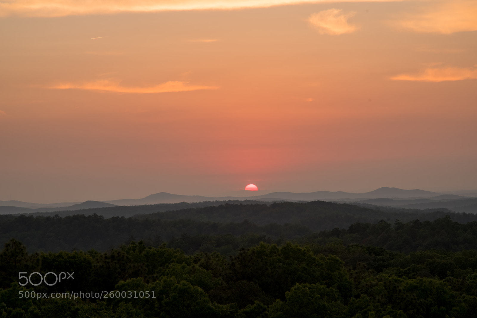 Pentax K-1 sample photo. Talladega national forest sunset photography