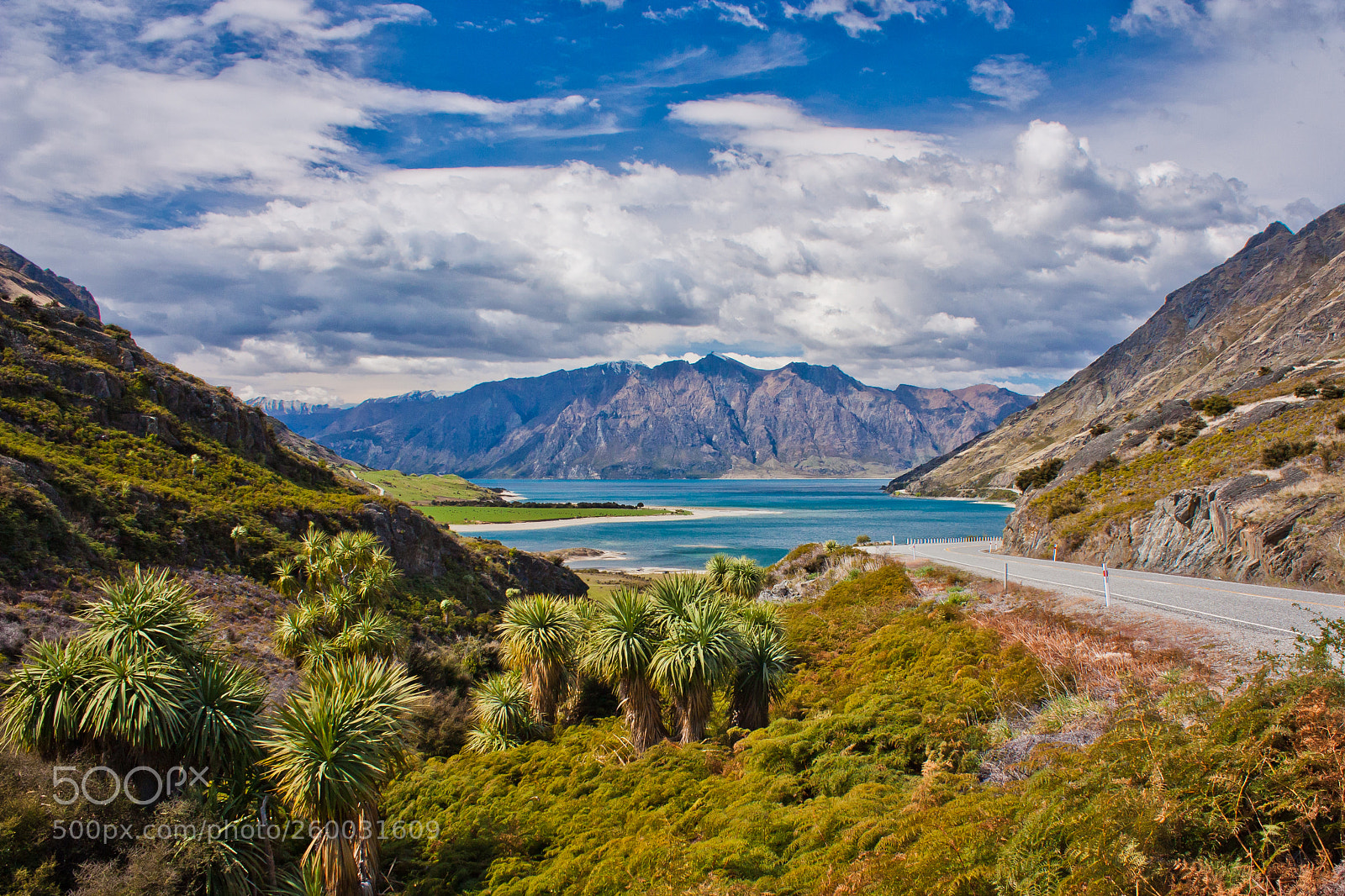 Canon EOS 450D (EOS Rebel XSi / EOS Kiss X2) sample photo. Hawea lake near town photography