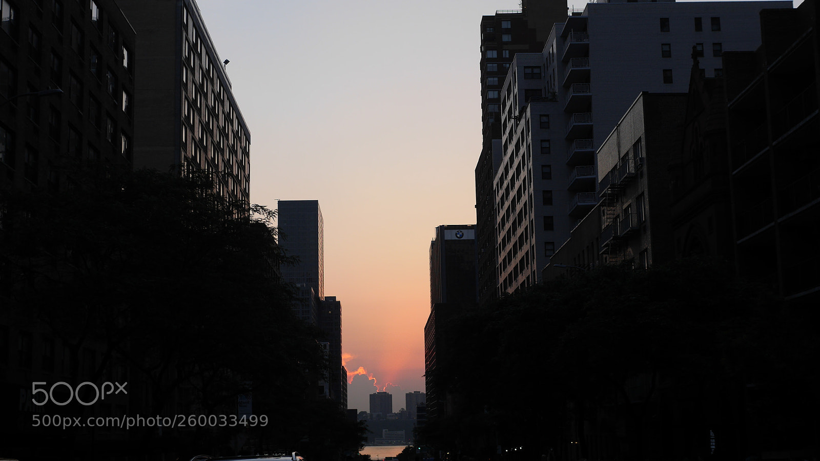 Panasonic Lumix DMC-GH3 sample photo. Cloudy manhattanhenge photography