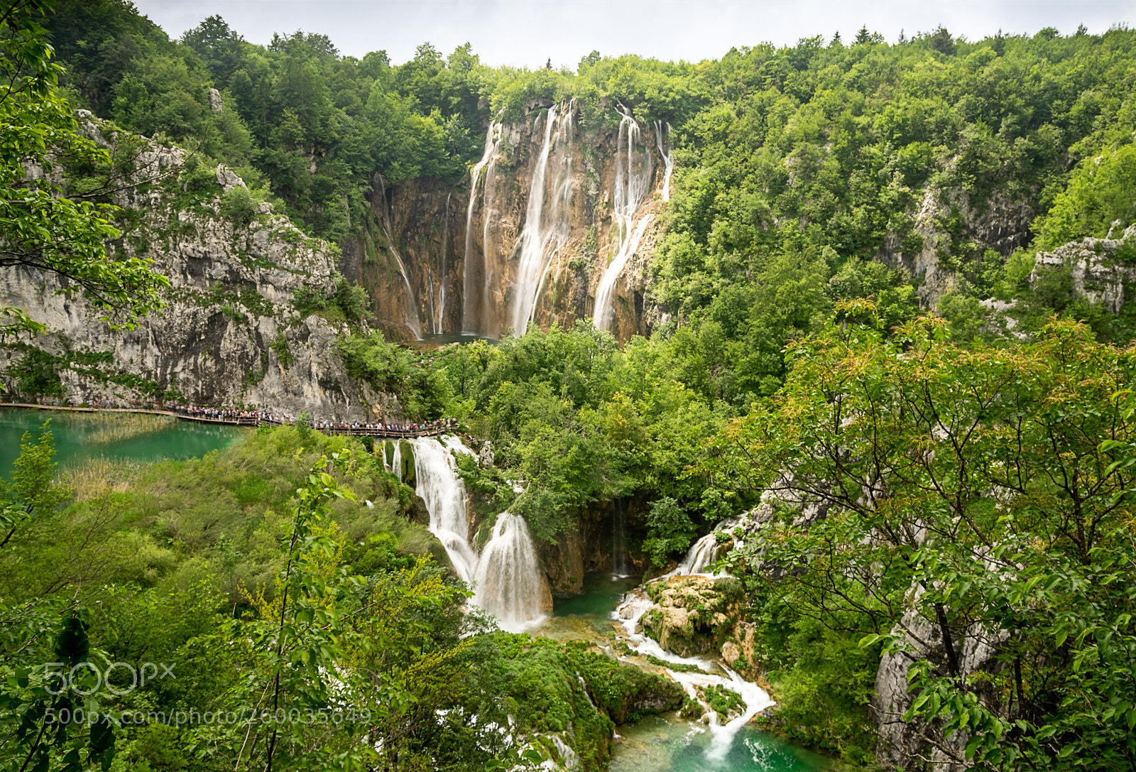 Pentax K-3 sample photo. Cloudy day at plitvice photography