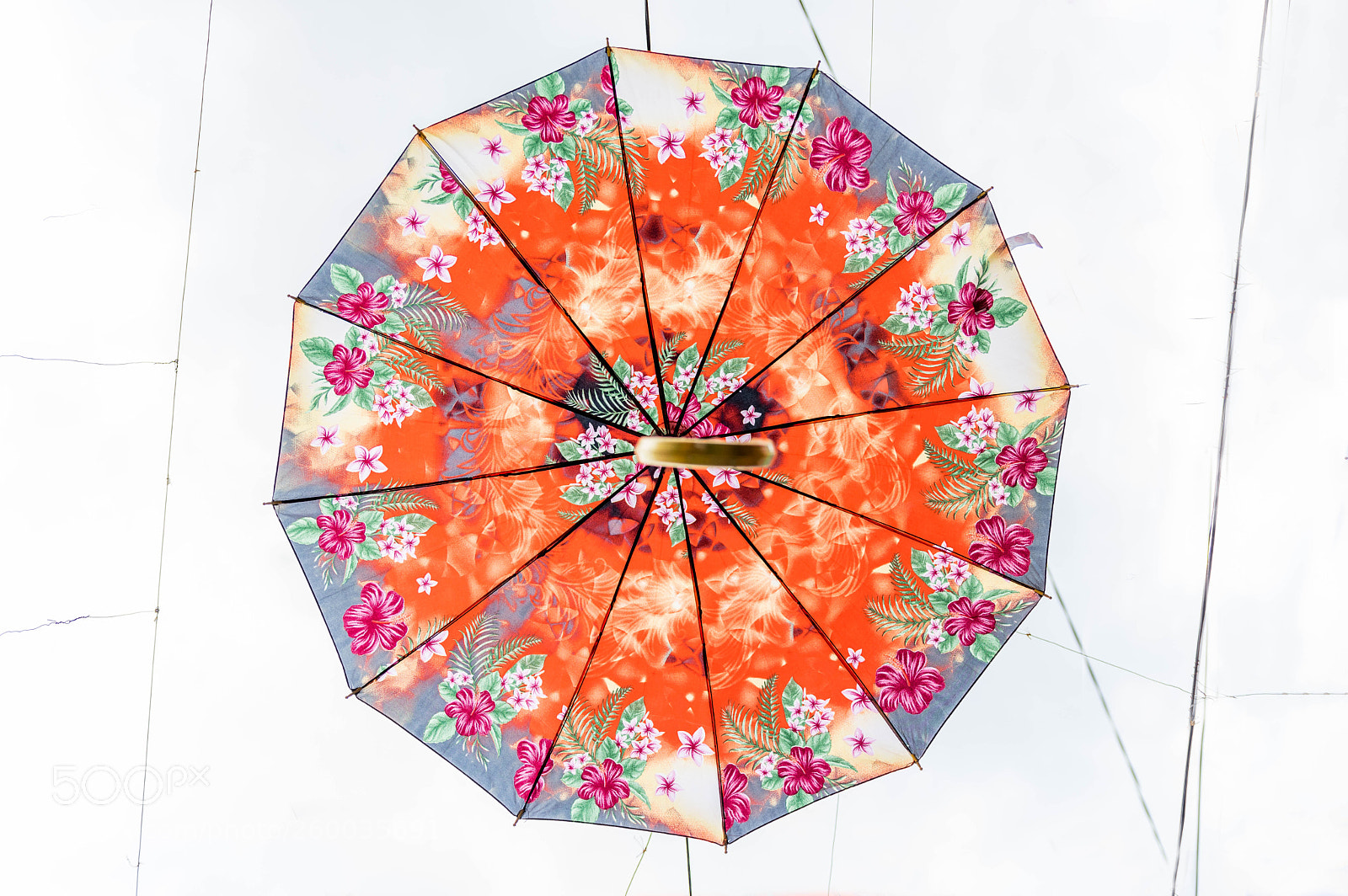Pentax K-3 II sample photo. An umbrella in rainbow photography