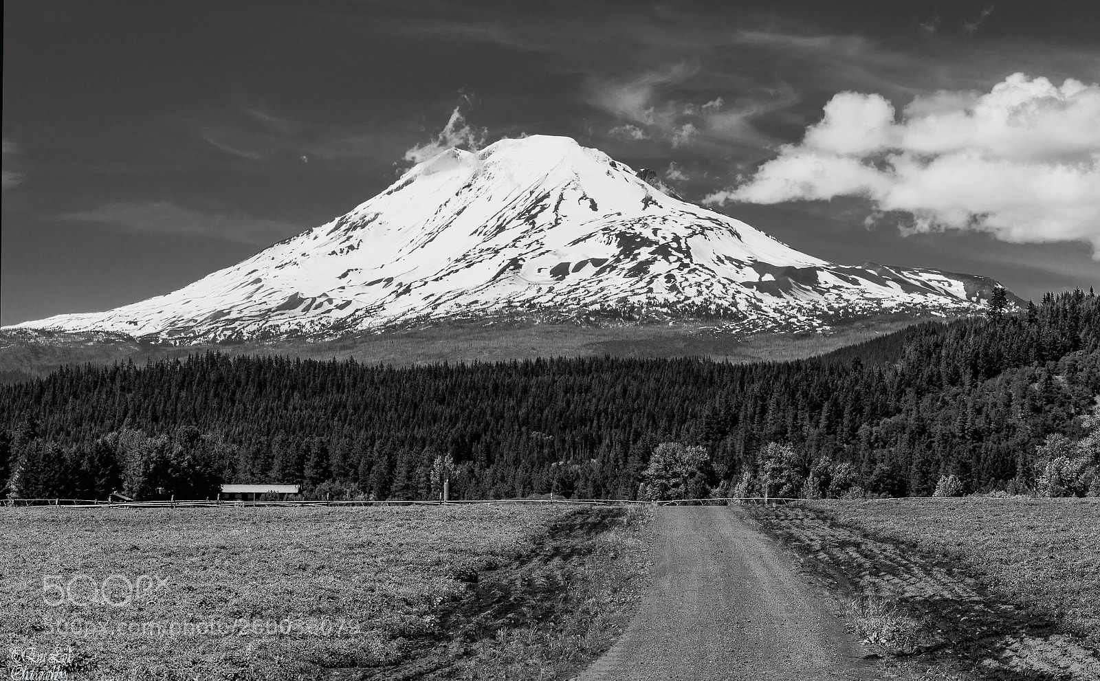 Canon EOS 6D sample photo. Mt adams bw photography