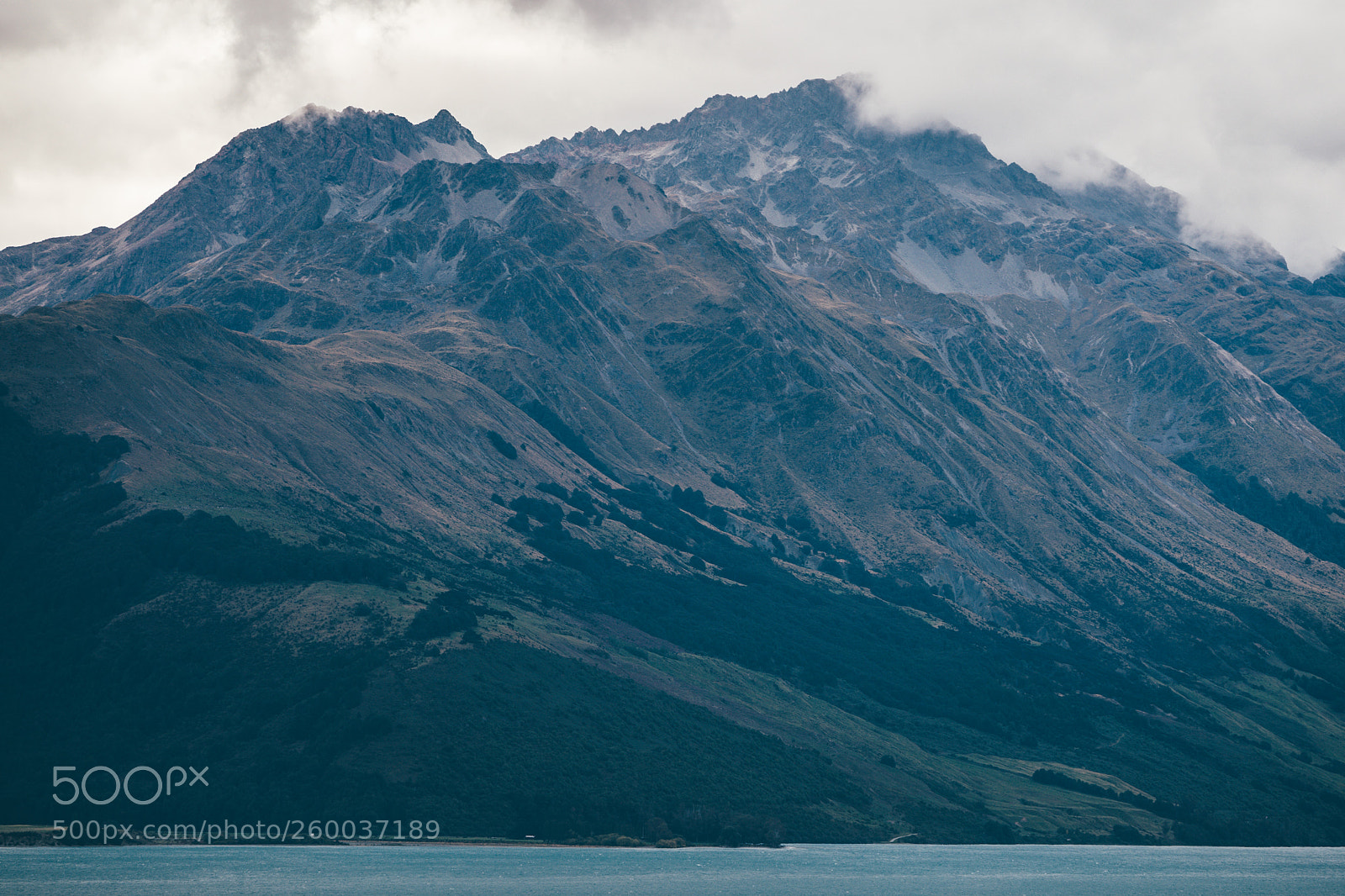 Sony a9 sample photo. Mountains of lake wakatipu photography