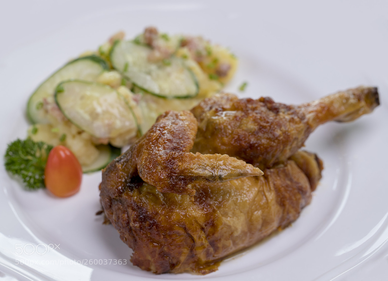 Canon EOS 6D Mark II sample photo. Grilled chicken with german photography