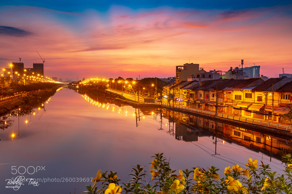 Canon EOS 6D sample photo. Sunrise in saigon photography