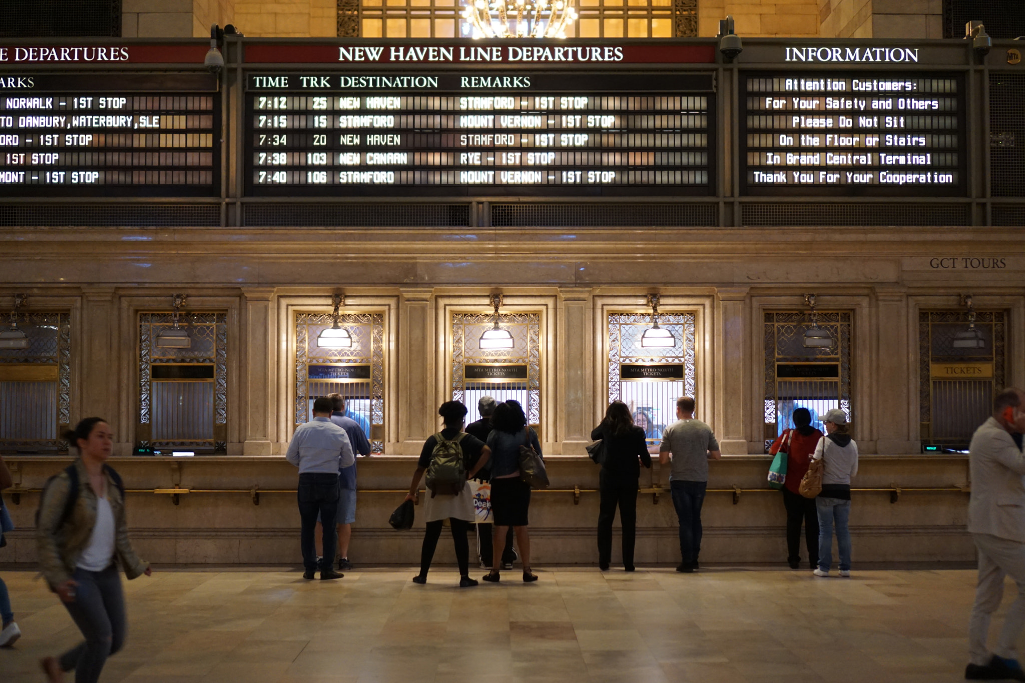 Sony E 35mm F1.8 OSS sample photo. Grand central terminal photography