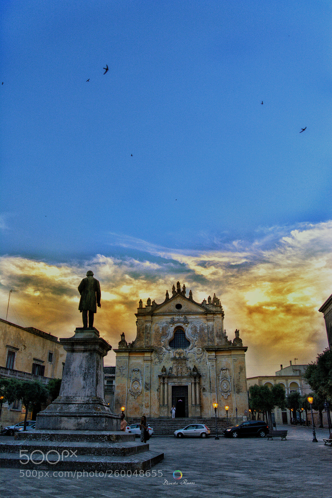 Nikon D5200 sample photo. Piazza pisanelli al tramonto photography