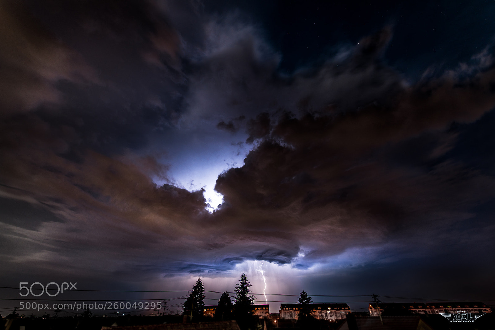 Nikon D750 sample photo. Thunderstorm photography