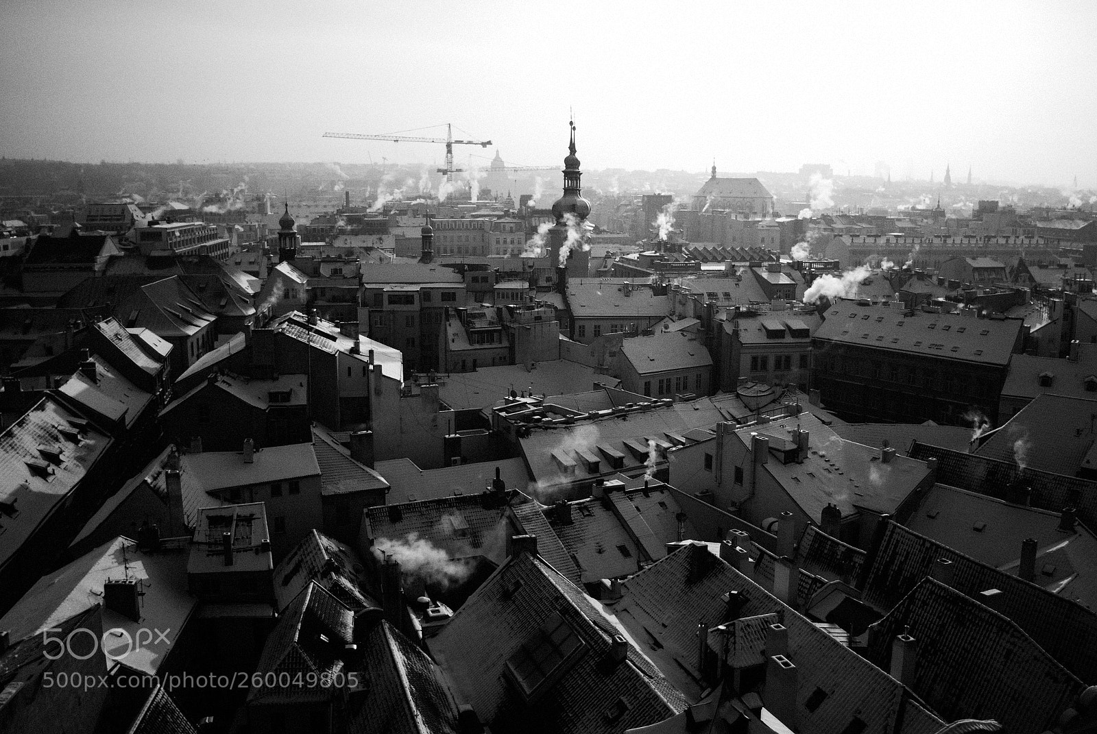 Nikon D80 sample photo. Sunrise over praha photography