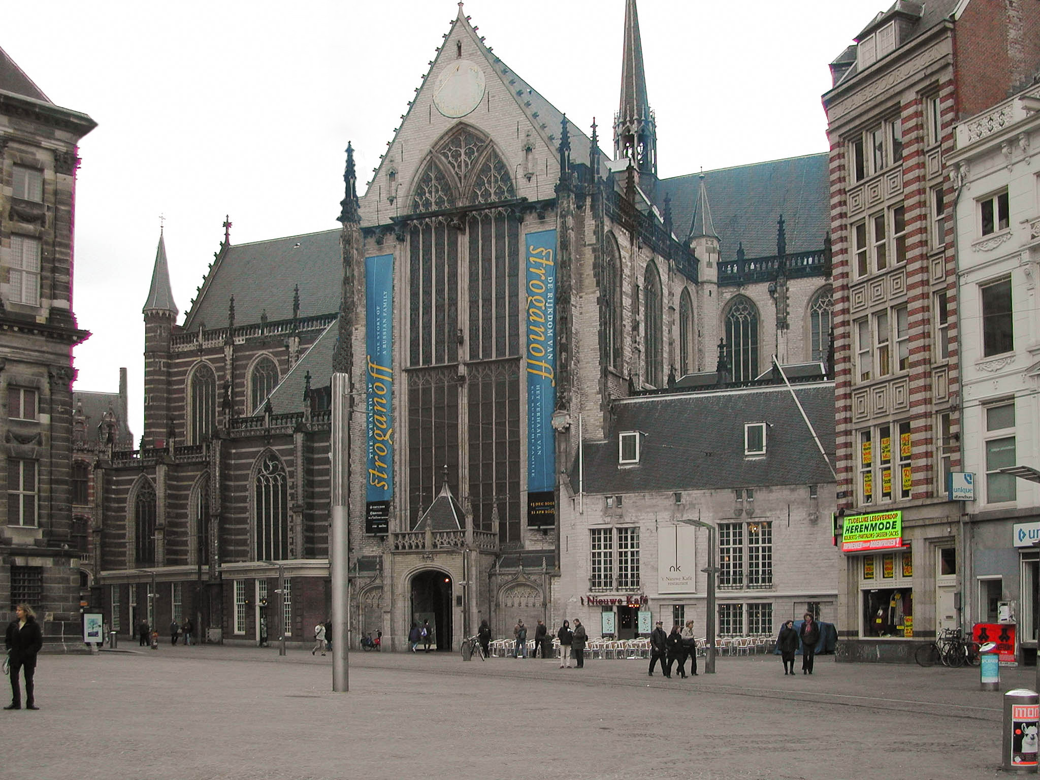 Nikon E885 sample photo. Nieuwe kerk (new church) 2003 photography