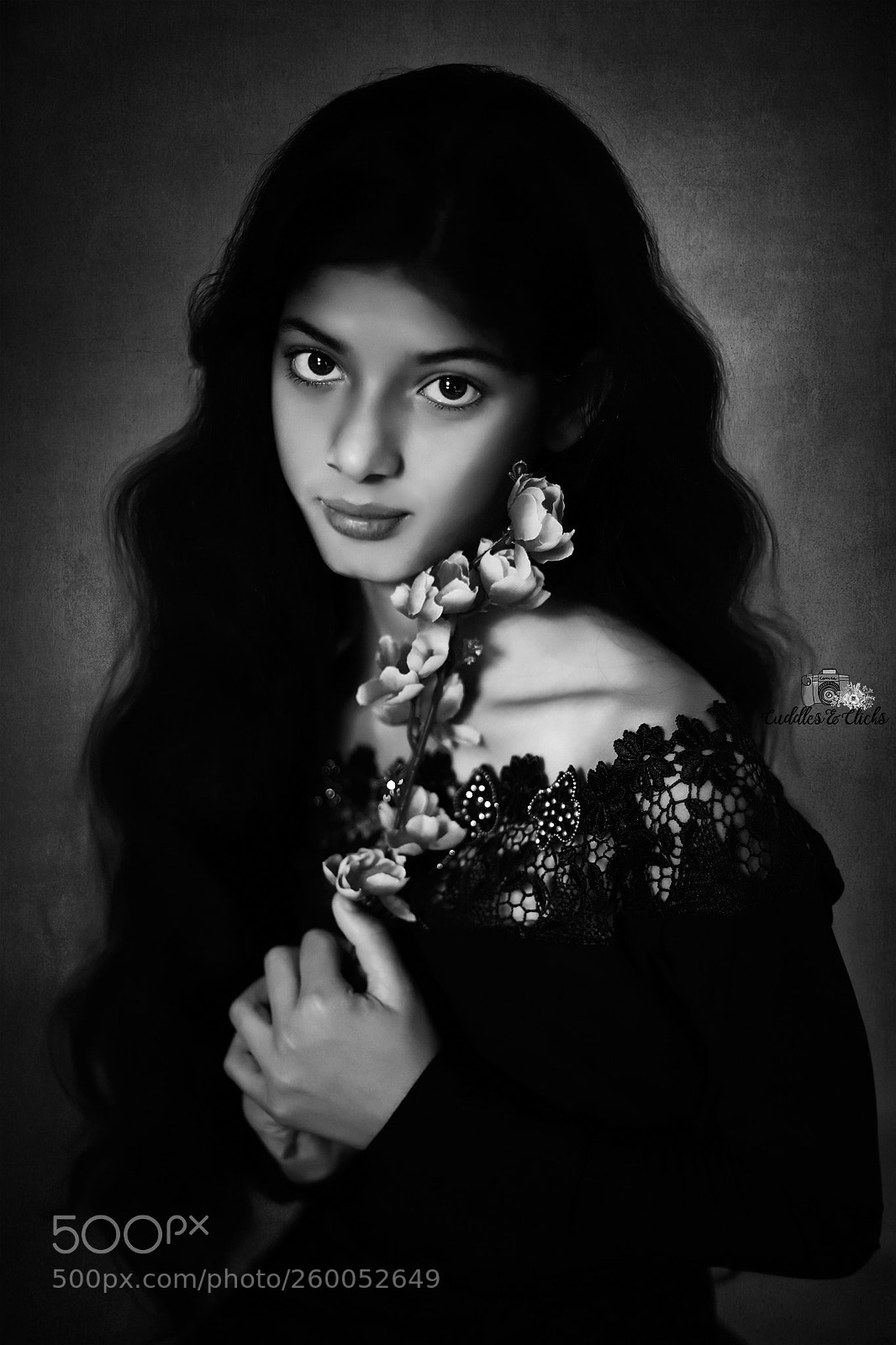 Canon EOS 6D Mark II sample photo. Girl with flowers photography
