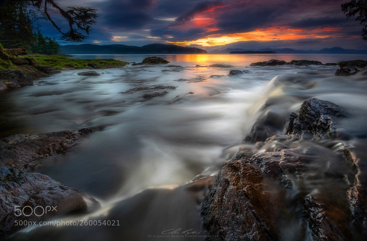 Pentax K-3 sample photo. Sunset on the rocks photography