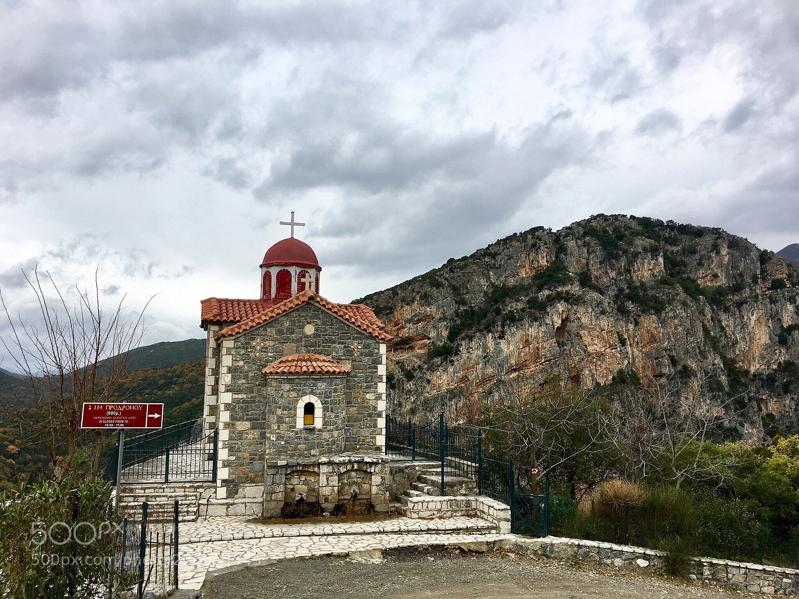 Apple iPhone 6s Plus sample photo. Landmark for prodromou monastery  photography