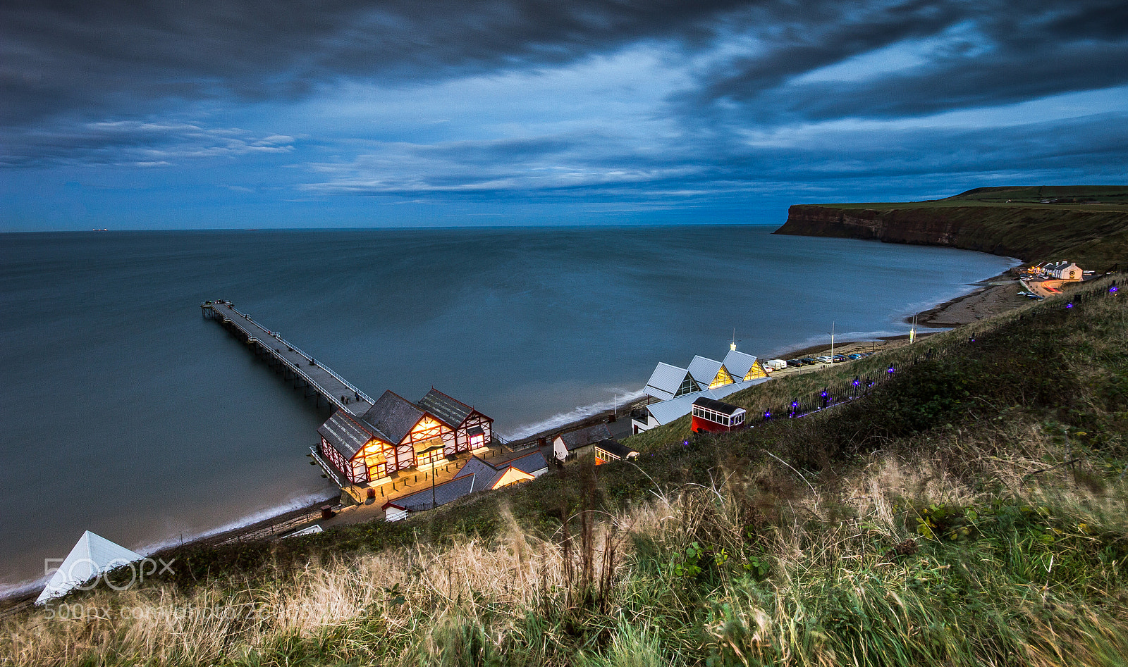 Canon EOS 600D (Rebel EOS T3i / EOS Kiss X5) sample photo. Saltburn dusk view photography