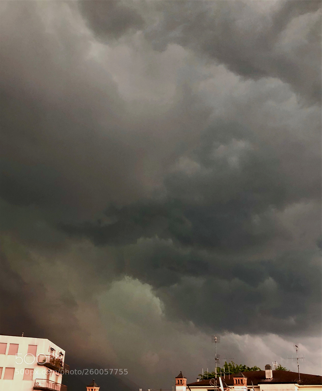 Apple iPhone 8 sample photo. The destructive storm photography