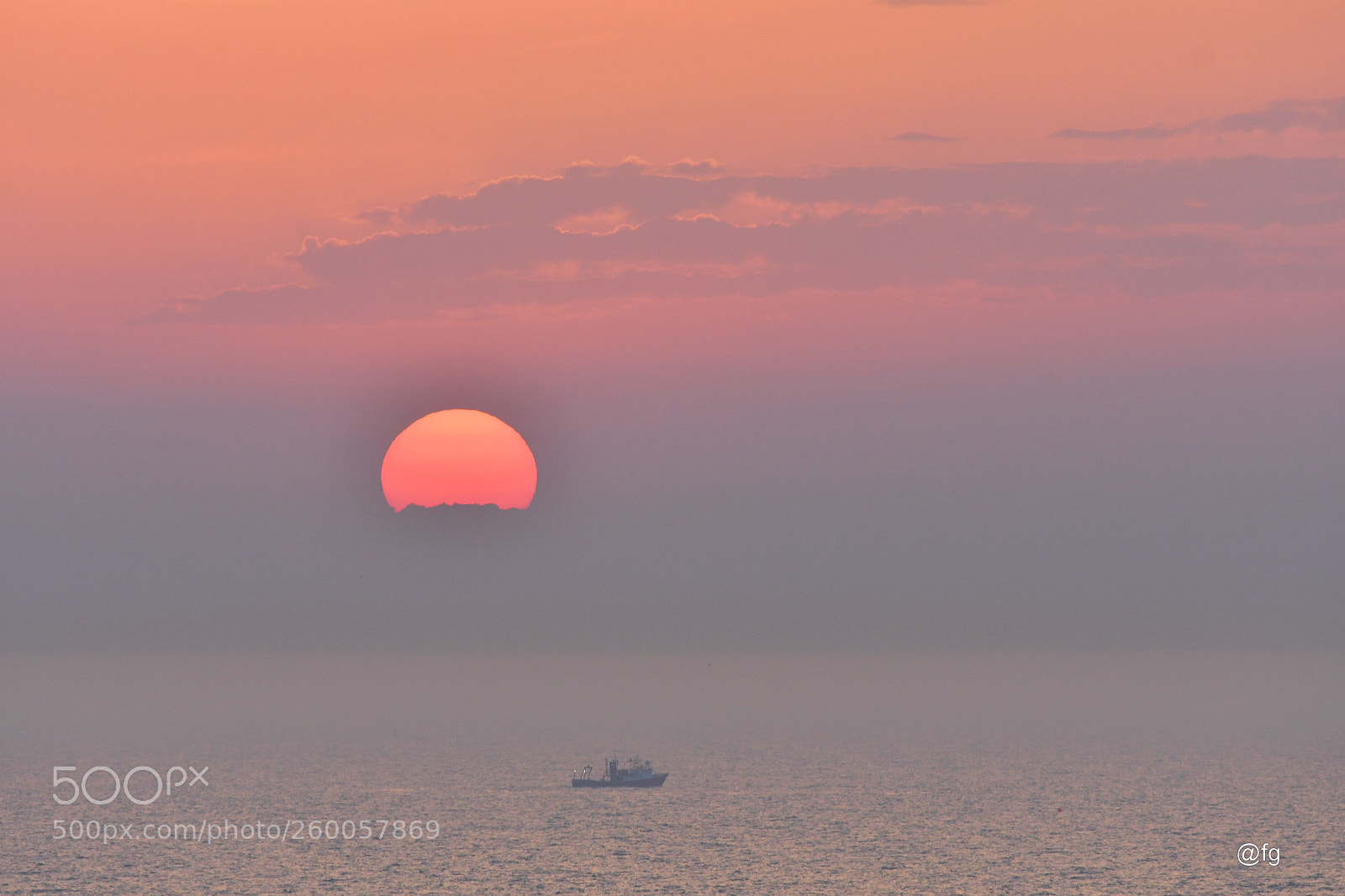Nikon D500 sample photo. Misty sunset photography