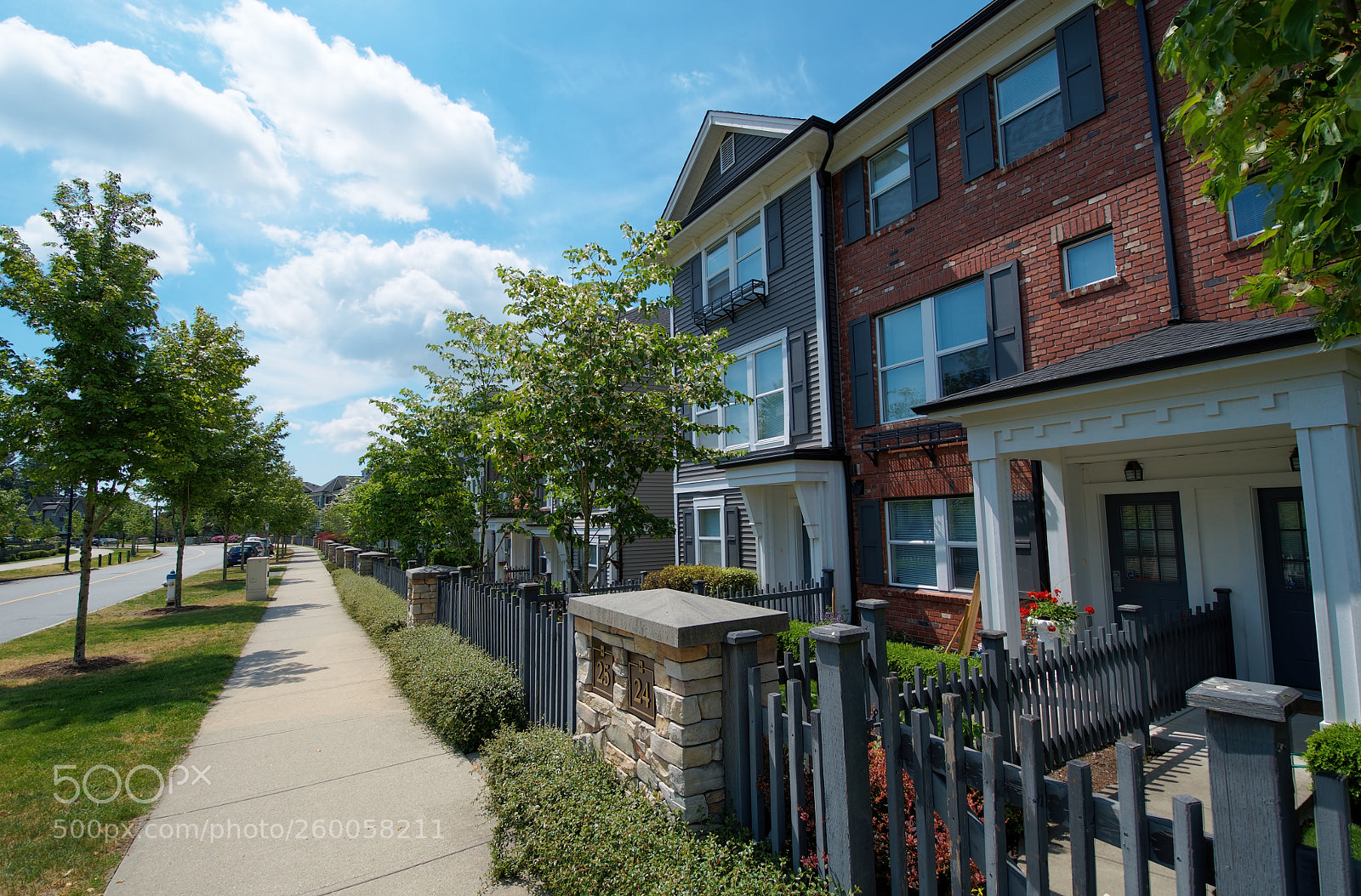 Nikon D7000 sample photo. Townhomes photography