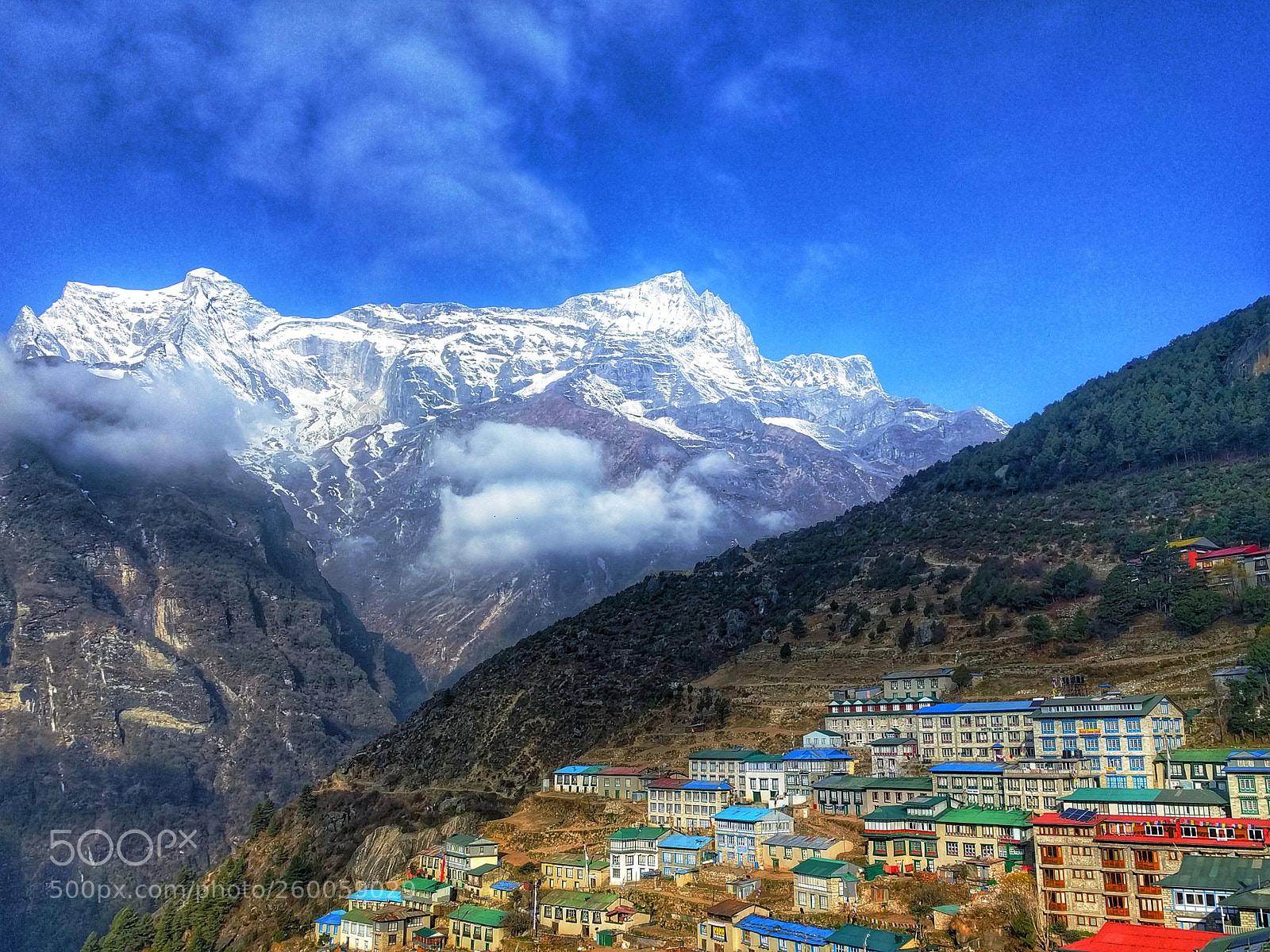 LG Nexus 5X sample photo. Kongde ri and namche photography