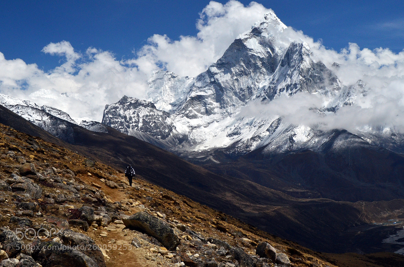 Nikon D5100 sample photo. Man and the mountain photography
