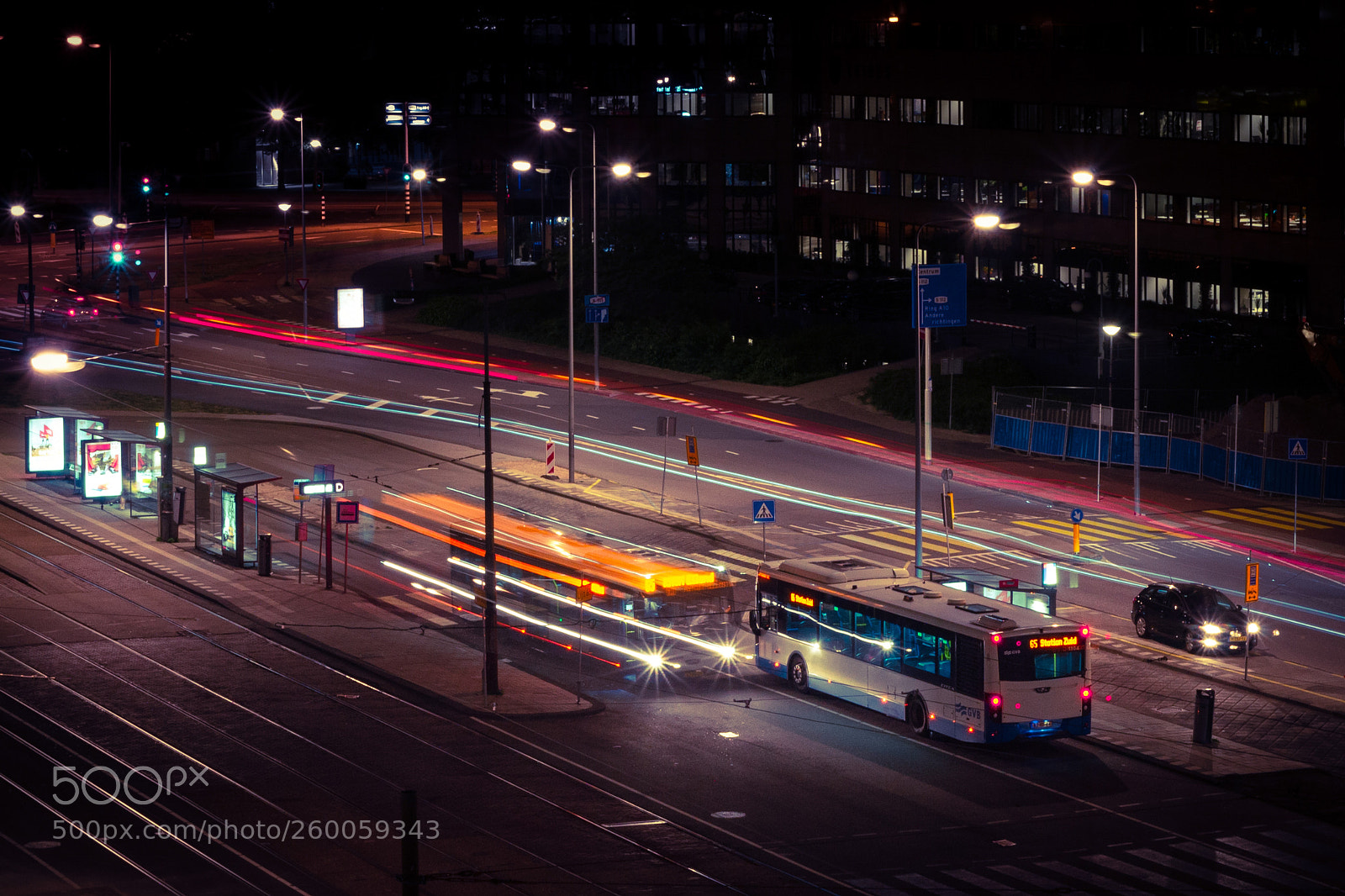 Nikon D3100 sample photo. Bus stop photography