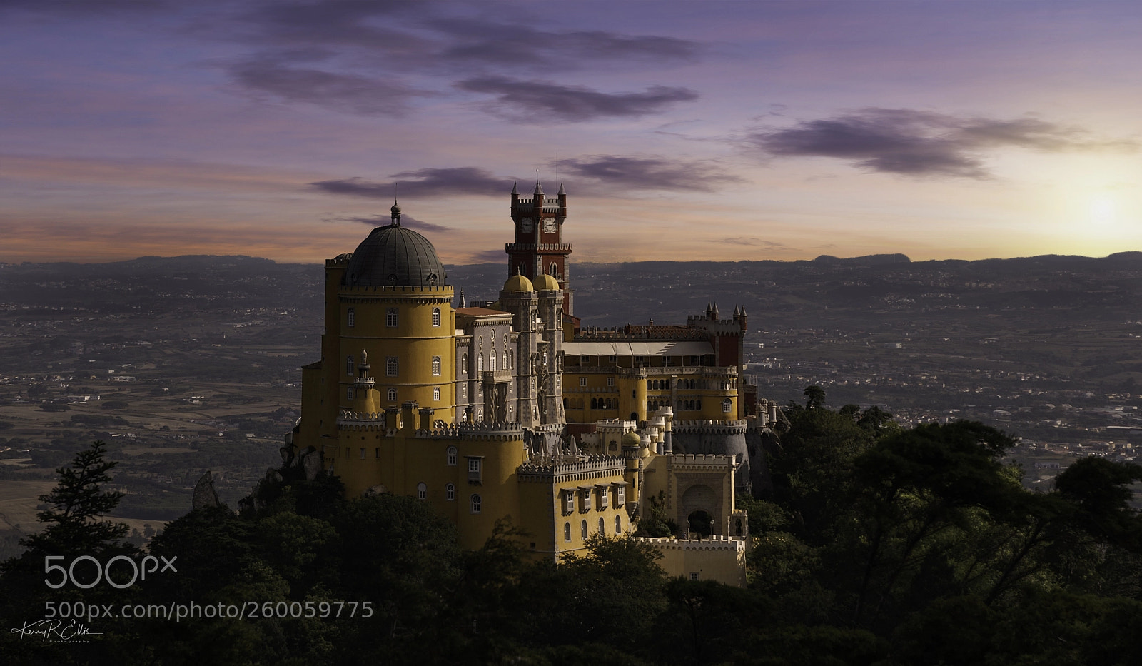 Nikon D810 sample photo. Pena sunrise photography