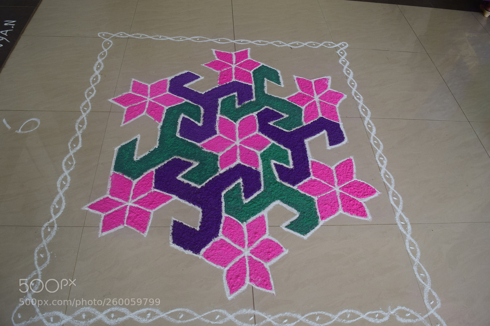 Nikon D3300 sample photo. Traditional rangoli photography