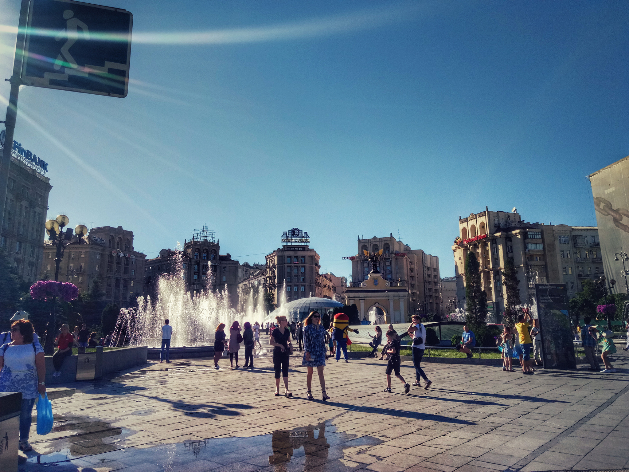 Meizu U20 sample photo. Kyiv khreshchatyk photography