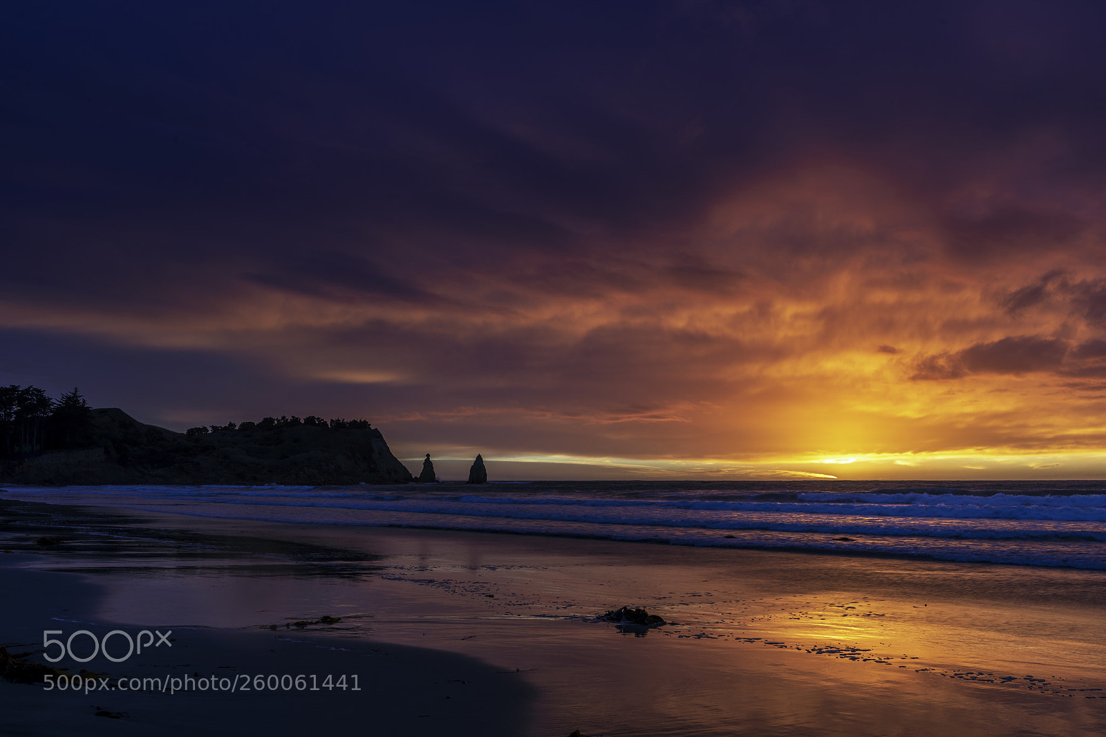 Nikon D800 sample photo. Karitane sunrise south island photography