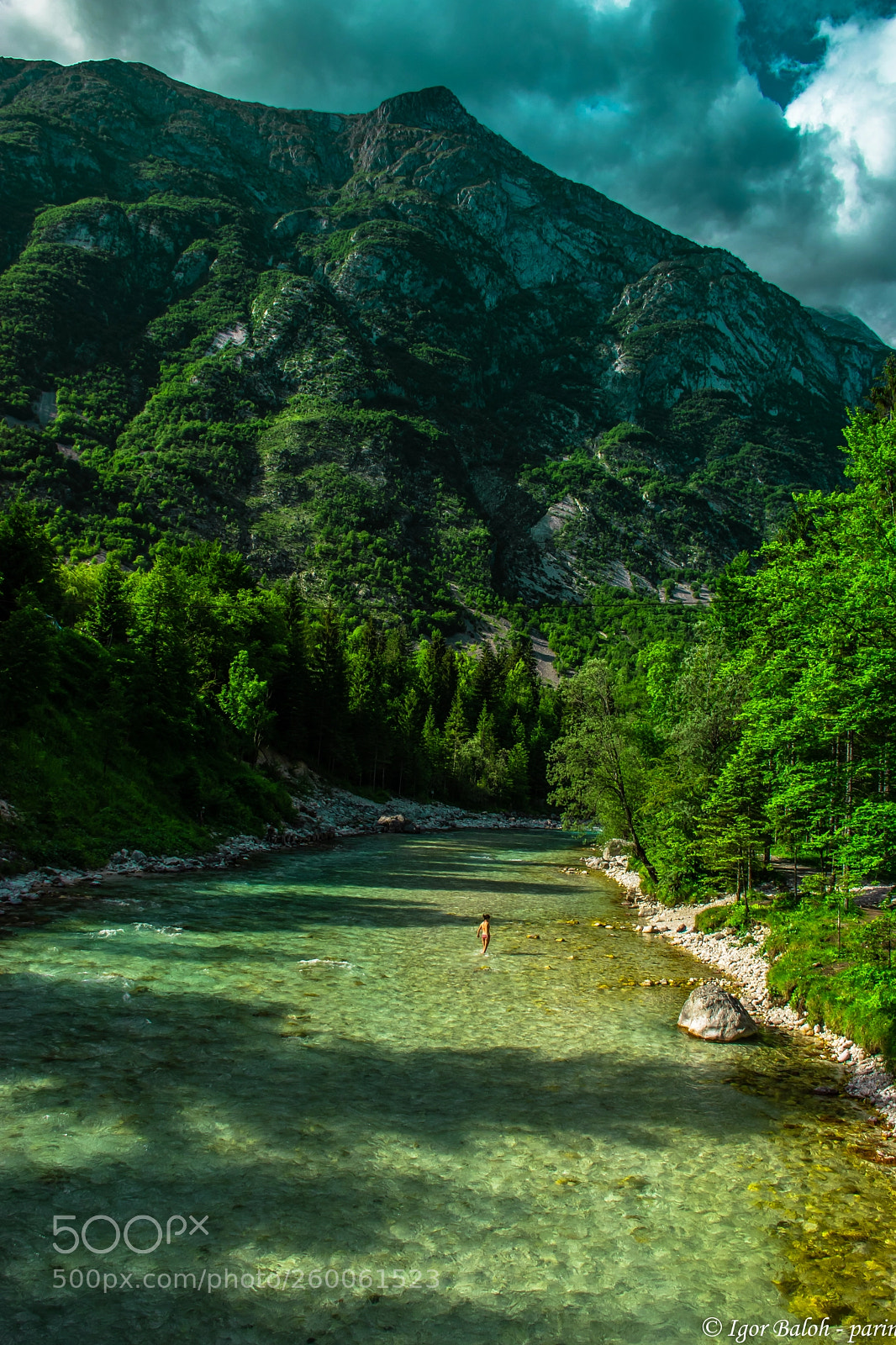 Nikon D5500 sample photo. River soča photography