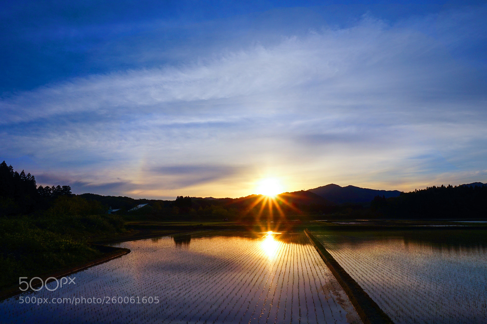 Sony Alpha a5000 (ILCE 5000) sample photo. Sunset akita japan countryside photography