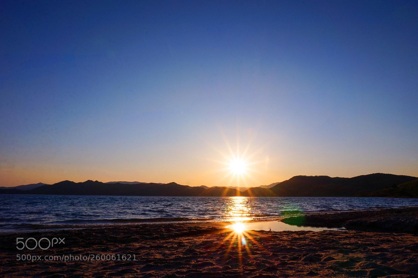 Sony Alpha a5000 (ILCE 5000) sample photo. Lake tazawako sunset akita photography