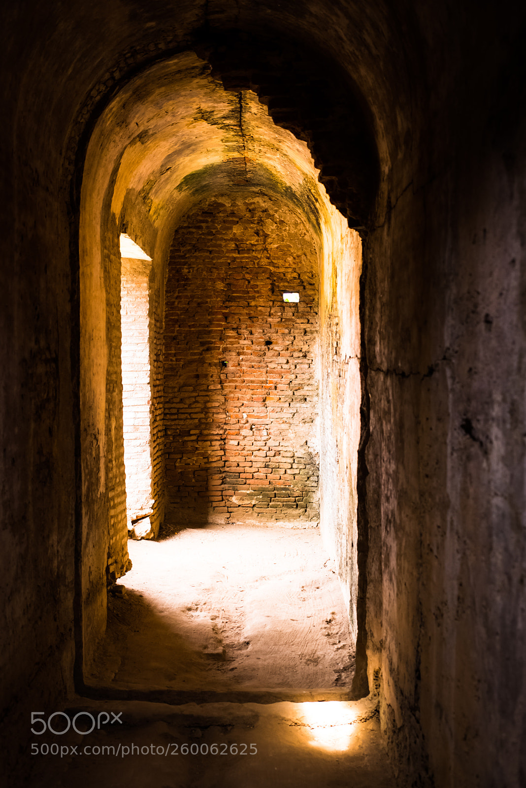 Nikon D610 sample photo. Tunnel in sadras fort photography