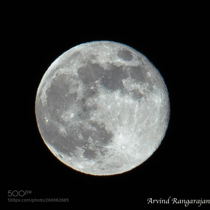Sony a7R II sample photo. Moon photography
