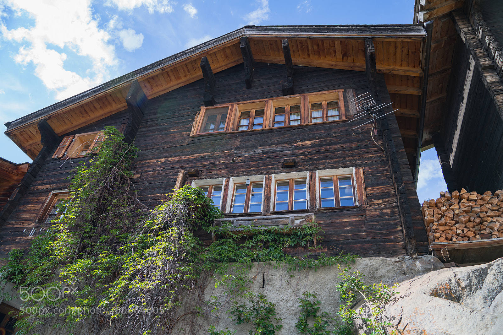 Sony a7R II sample photo. Mountain village photography