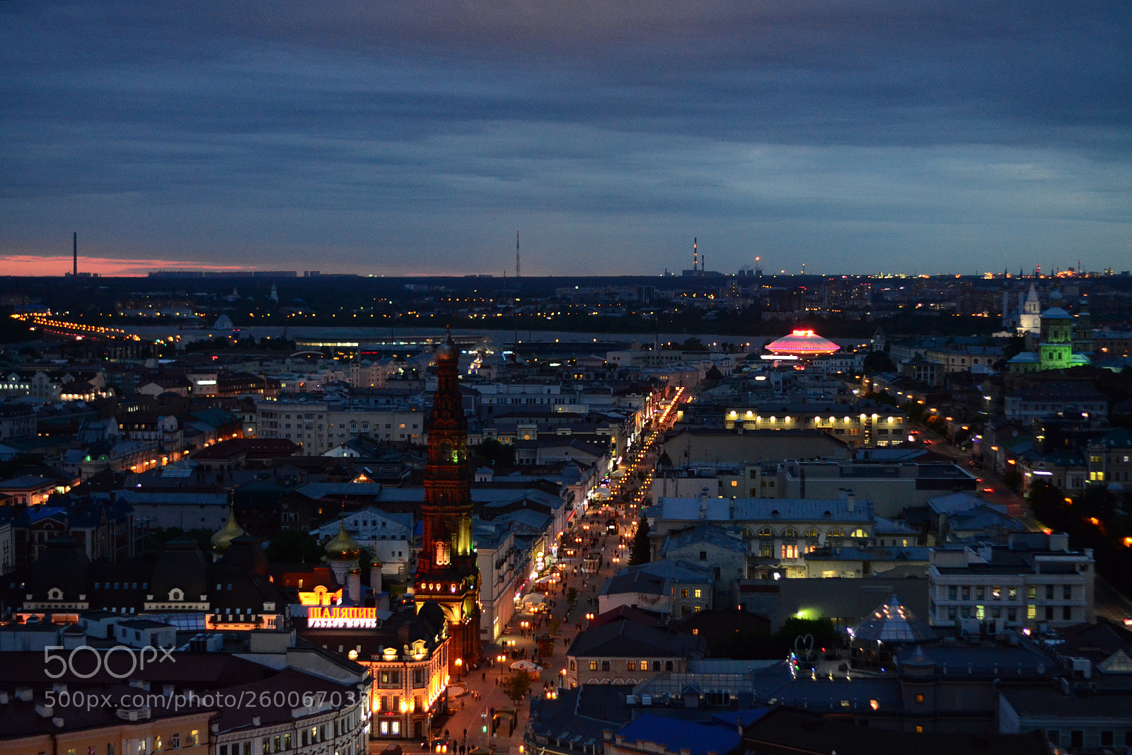 Nikon D3100 sample photo. Night city photography