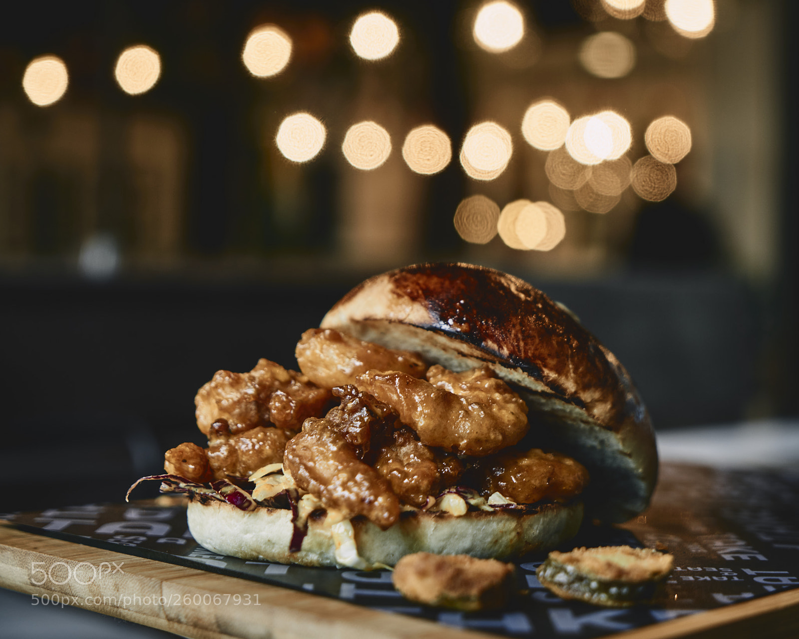Sony a7R II sample photo. Shrimp burger photography