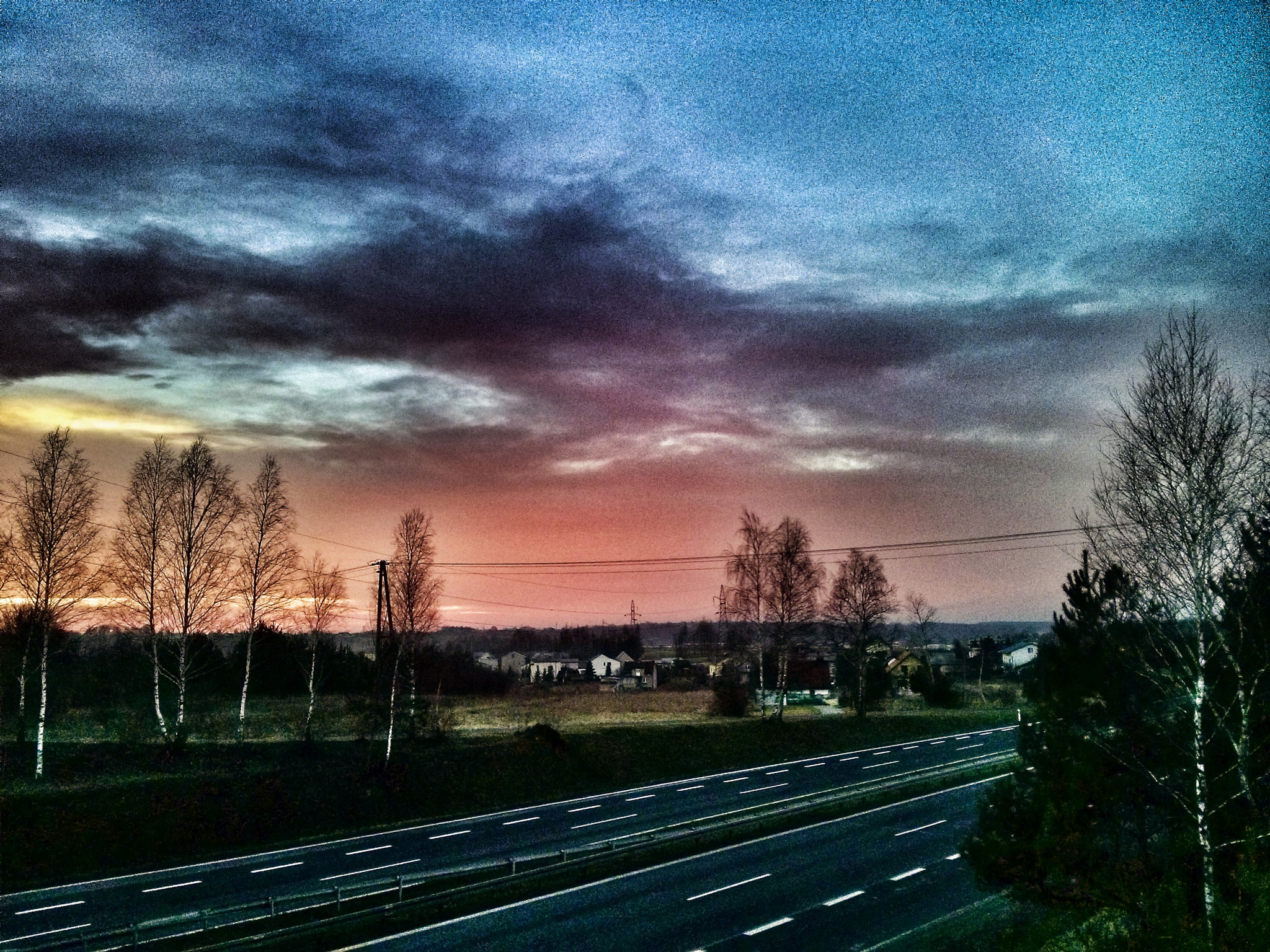 LG OPTIMUS L7 II sample photo. December sundown photography