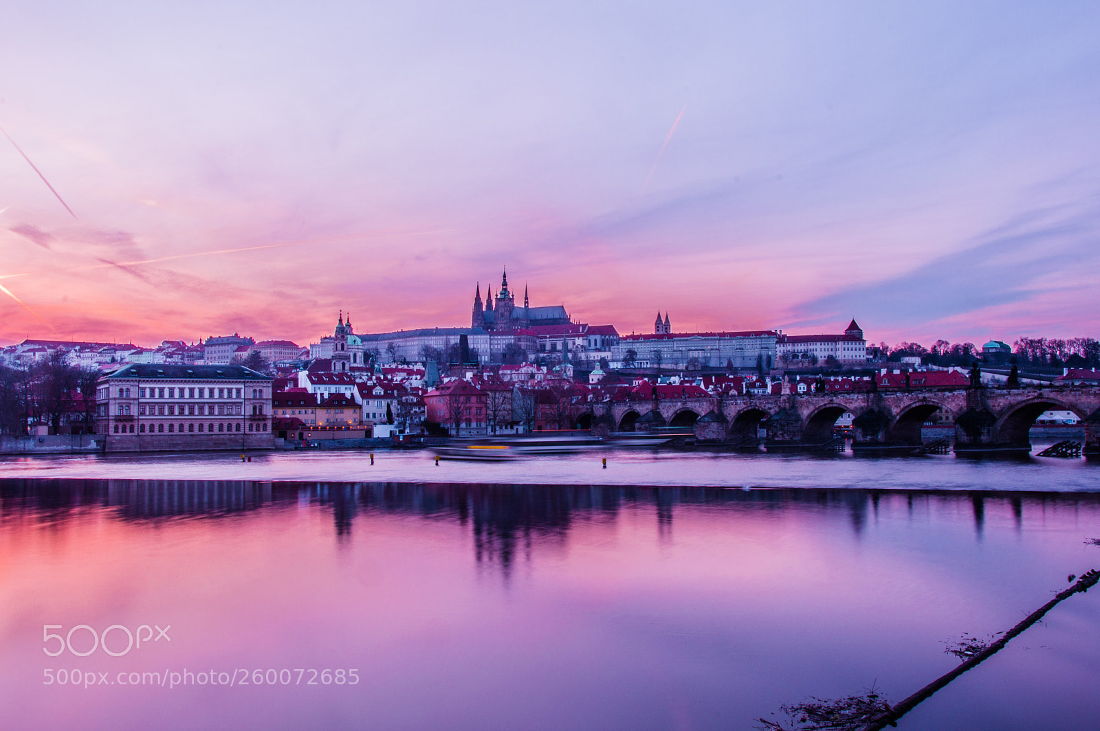Nikon D3200 sample photo. Sunset in prague photography