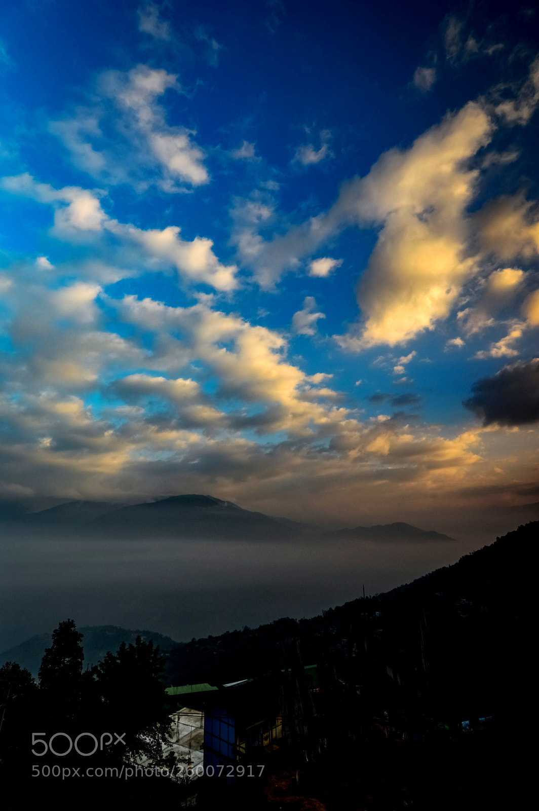 Nikon D3200 sample photo. Scattered clouds photography