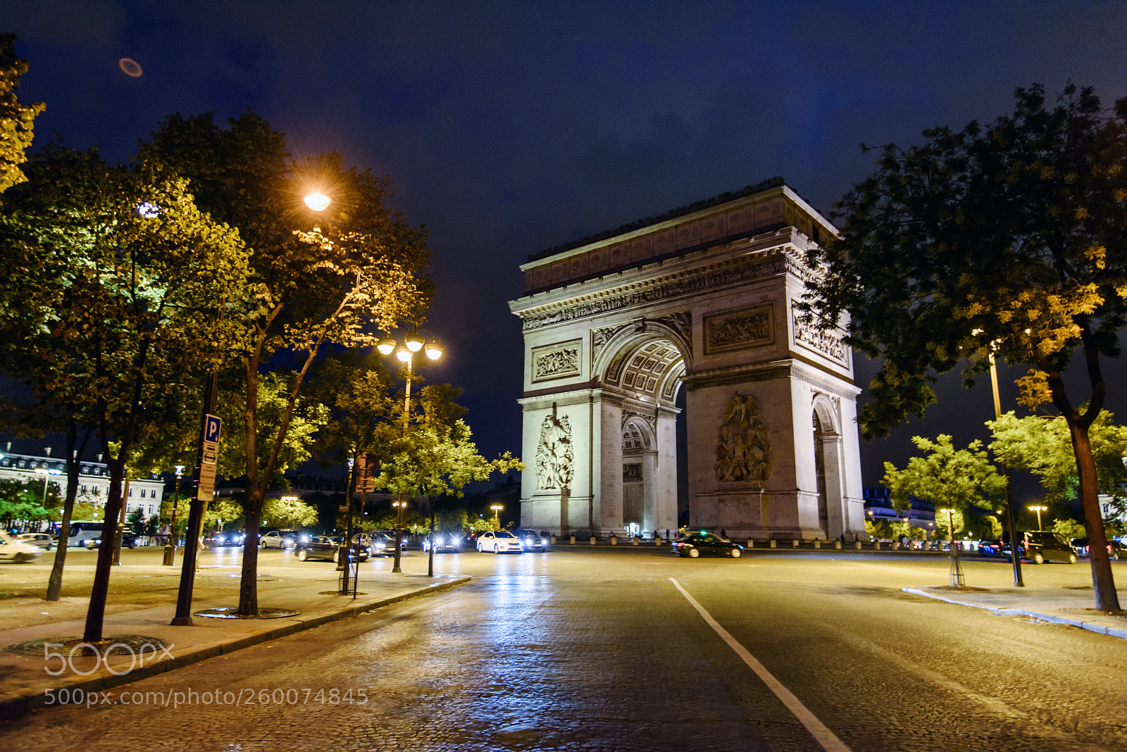 Nikon D750 sample photo. Triumphal arch champs elysees photography