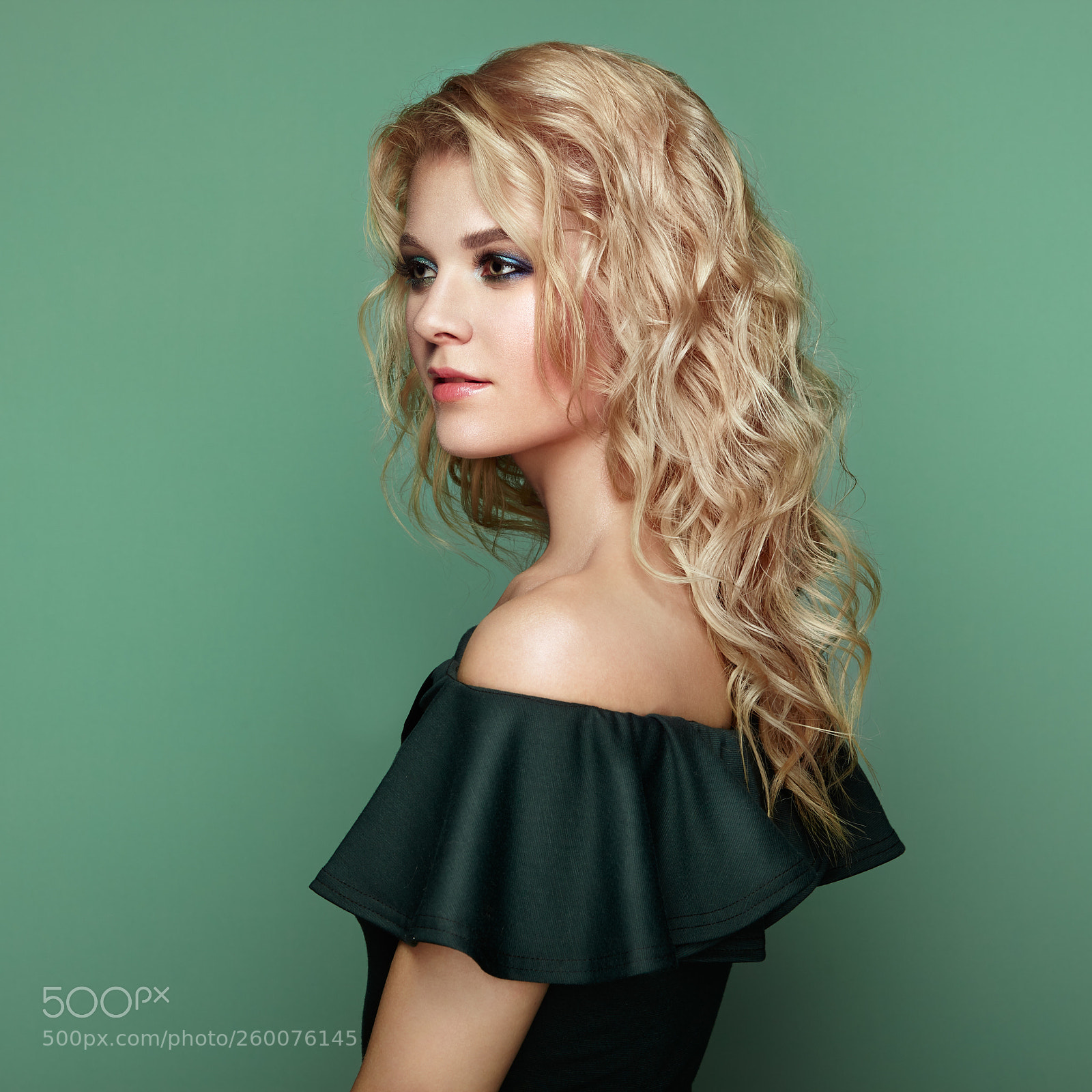 Canon EOS 5D Mark II sample photo. Blonde girl with long photography