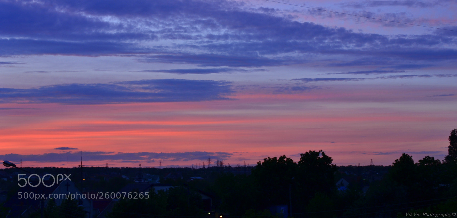 Nikon D3100 sample photo. Purple sunset photography
